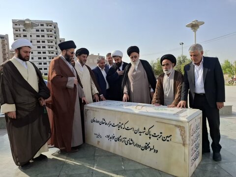 تصاویر/  حضور حجت‌الاسلام والمسلمین ربانی در مدرسه علمیه کاظمیه