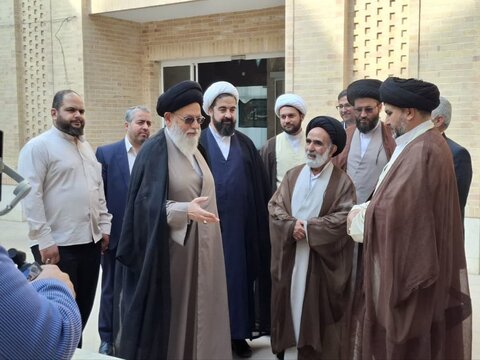تصاویر/  حضور حجت‌الاسلام والمسلمین ربانی در مدرسه علمیه کاظمیه