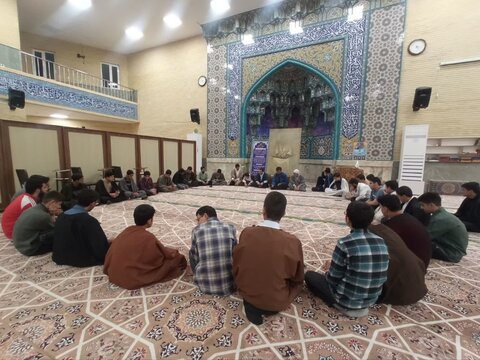 تصاویر/ جلسه فضیلت‌خوانی امیرالمؤمنین(ع) طلاب مدرسه علمیه کاظمیه