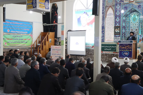 تصاویر | آیین تکریم و معارفه امام‌جمعه شهر گرماب