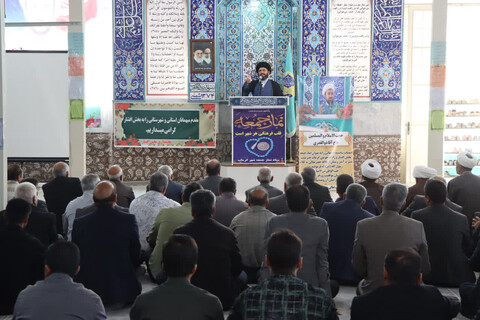 تصاویر | آیین تکریم و معارفه امام‌جمعه شهر گرماب