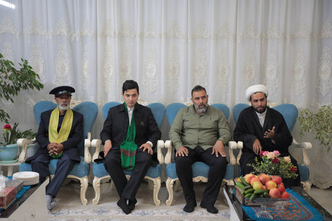 تصاویر/ قدردانی اهالی رسانه از جانباز ۷۰ درصد روشن دل قمی