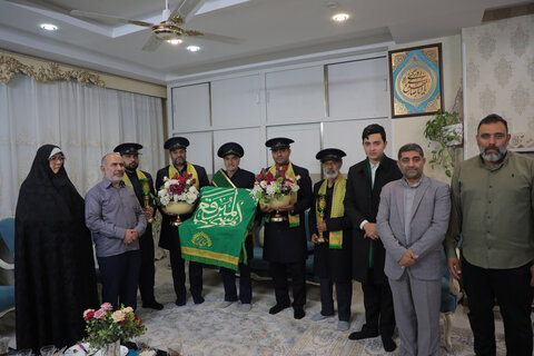 تصاویر/ قدردانی اهالی رسانه از جانباز ۷۰ درصد روشن دل قمی