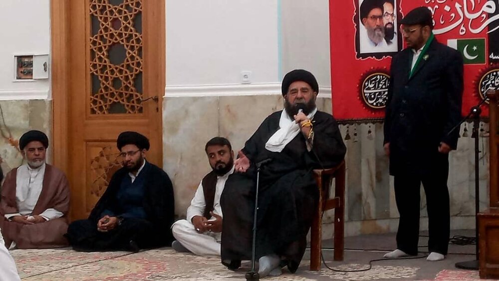 قم المقدسہ میں بزرگ عالم دین علامہ ملک ظفر عباس مرحوم کی یاد میں تعزیتی ریفرنس