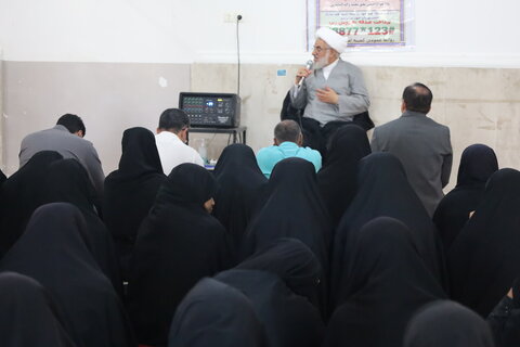 حضور اعضای شورای حوزه علمیه استان هرمزگان در مدارس شهر سندرک
