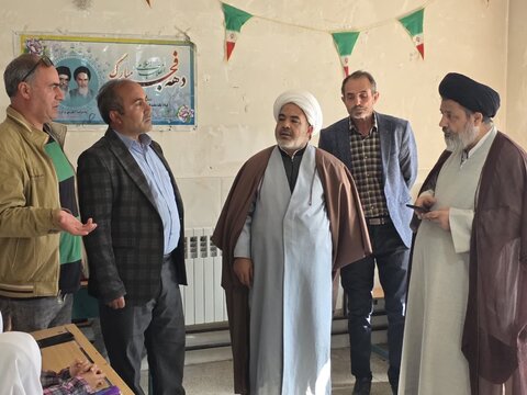 حضور امام جمعه ماکو در روستای دانالوی کوچک