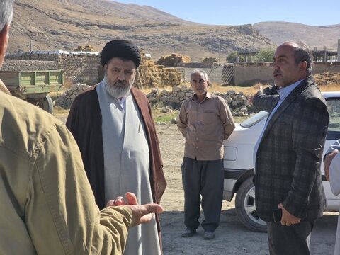 حضور امام جمعه ماکو در روستای دانالوی کوچک