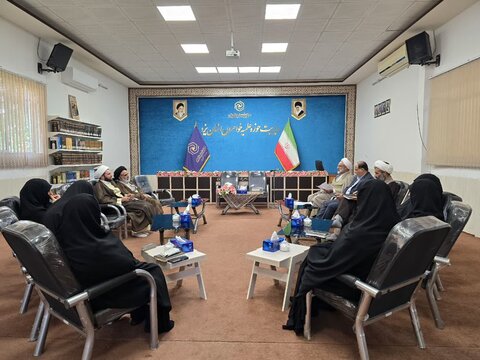 حضور حجت‌الاسلام  و المسلمین ربانی در مدیریت حوزه علمیه خواهران استان یزد