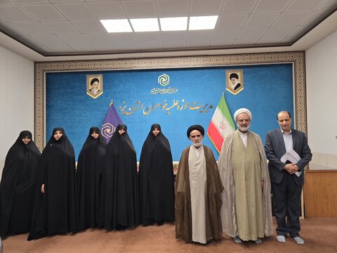 حضور حجت‌الاسلام  و المسلمین ربانی در مدیریت حوزه علمیه خواهران استان یزد