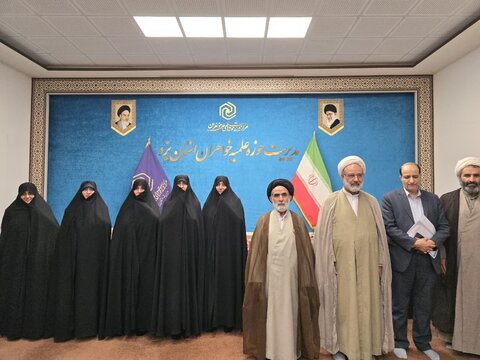 حضور حجت‌الاسلام  و المسلمین ربانی در مدیریت حوزه علمیه خواهران استان یزد