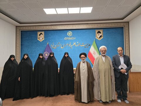 حضور حجت‌الاسلام  و المسلمین ربانی در مدیریت حوزه علمیه خواهران استان یزد