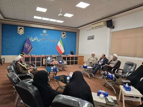 حضور حجت‌الاسلام  و المسلمین ربانی در مدیریت حوزه علمیه خواهران استان یزد