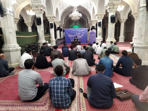 تصاویر/ مراسم افتتاحیه جلسات شرح نهج البلاغه در مدرسه عالی شهید مطهری