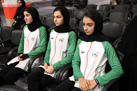 تصاویر/ دیدار قهرمانان و مدال‌آوران ورزشی و المپیادهای علمی جهانی با رهبر انقلاب