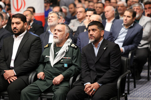 تصاویر/ دیدار قهرمانان و مدال‌آوران ورزشی و المپیادهای علمی جهانی با رهبر انقلاب