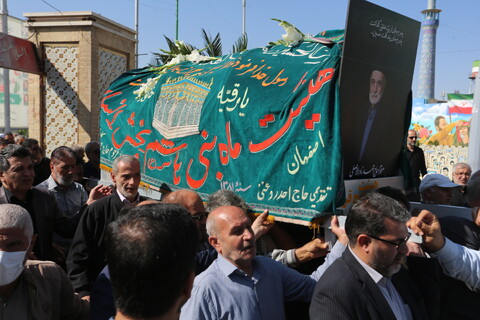 تصاویر / مراسم تشییع پدر شهیدان نادرالاصلی در اصفهان