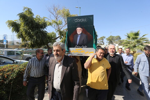 تصاویر / مراسم تشییع پدر شهیدان نادرالاصلی در اصفهان