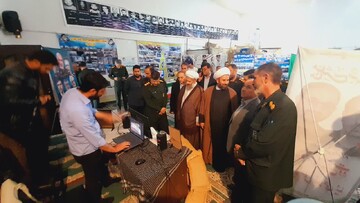 تصاویر/ بازدید امام جمعه مراغه از نمایشگاه طرح اسوه بسیج  برادران مراغه