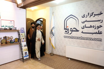 نماینده دفتر مقام معظم رهبری در بنگلادش از خبرگزاری حوزه بازدید کرد + عکس