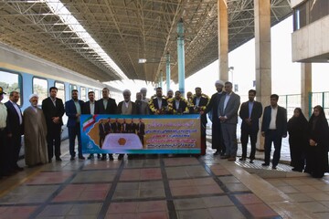 تصاویر/ استقبال مدیرکل اوقاف استان یزد از گروه وارثین