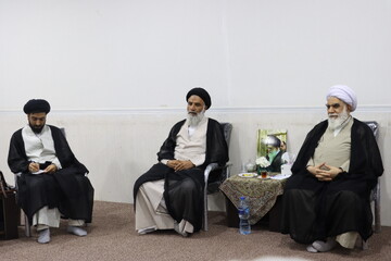 دیدار رئیس شورای‌عالی مجمع جهانی اهل بیت(ع) با نماینده ولی فقیه در خوزستان + تصاویر