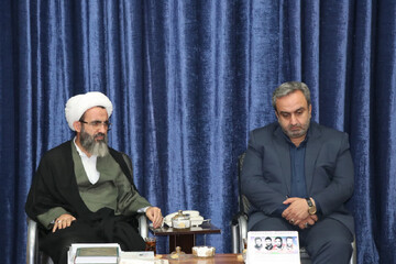 دیدار مدیرکل کمیته امداد امام خمینی(ره) استان البرز با امام جمعه نظرآباد