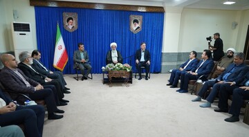 تصاویر/ دیدار معاون علمی و فناوری رئیس‌جمهور با نماینده ولی‌فقیه در بوشهر
