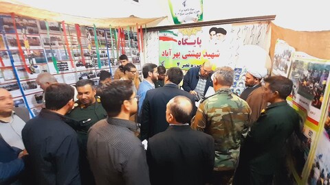 تصاویر/ بازدید امام جمعه مراغه از نمایشگاه طرح اسوه بسیج  برادران مراغه