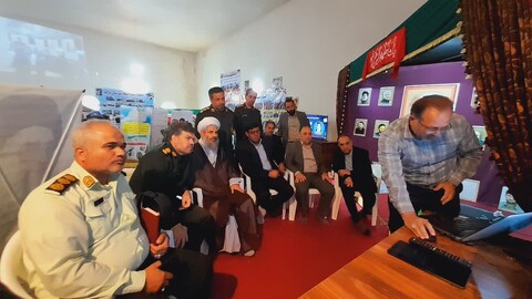 تصاویر/ بازدید امام جمعه مراغه از نمایشگاه طرح اسوه بسیج  برادران مراغه