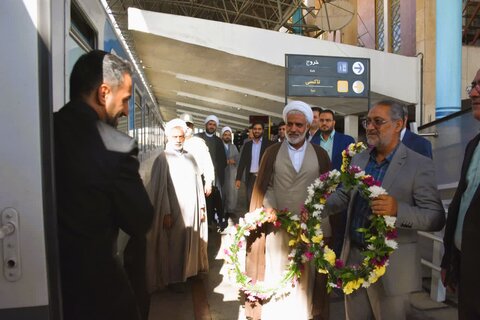 تصاویر/ استقبال مدیرکل اوقاف استان یزد از گروه وارثین