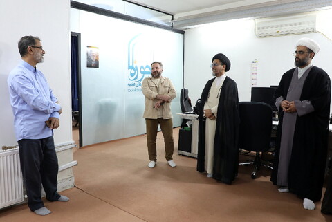 تصاویر/ بازدید نماینده ولی فقیه در بنگلادش از خبرگزاری حوزه