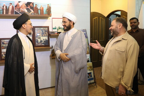 تصاویر/ بازدید نماینده ولی فقیه در بنگلادش از خبرگزاری حوزه