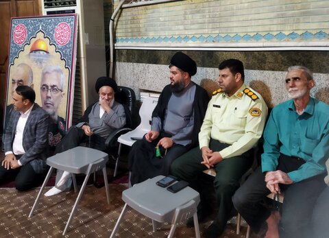 تصاویر/ مراسم بزرگداشت شهدای اقتدار در مسجد جامع احباب الحسین(ع)