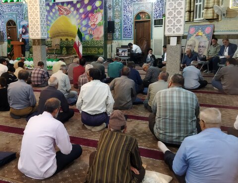 تصاویر/ مراسم بزرگداشت شهدای اقتدار در مسجد جامع احباب الحسین(ع)