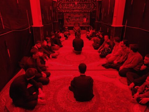 تصاویر/ مراسم هیئت هفتگی در مدرسه علمیه امام صادق (ع) نقده