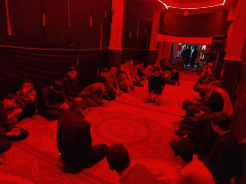 تصاویر/ مراسم هیئت هفتگی در مدرسه علمیه امام صادق (ع) نقده