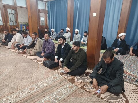 تصاویر/ درس اخلاق طلاب مدرسه علمیه آیت الله نمازی خوی