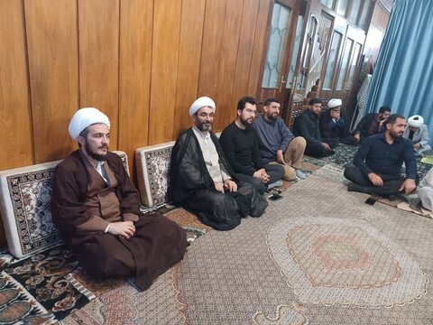 تصاویر/ درس اخلاق طلاب مدرسه علمیه آیت الله نمازی خوی