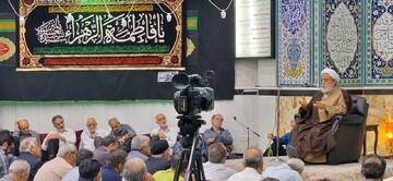 تصاویر/ مراسم سوگواری شهادت حضرت زهرا(س) با سخنرانی استاد انصاریان