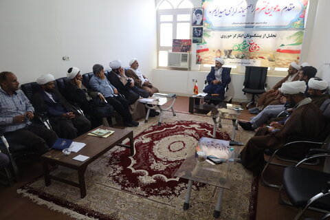 تصاویر/ اجلاسیه معاونین اجرایی مدارس علمیه استان هرمزگان