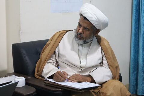 تصاویر/ نشست معاونین مرکز مدیریت استان هرمزگان با مدیر جدید مدرسه علمیه میناب