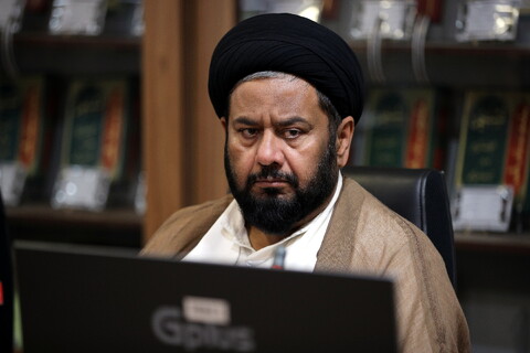 تصاویر/دیدار جمعی از میهمانان خارجی کنگره آیت الله میرزای نائینی با معاونین آموزش و تهزیب