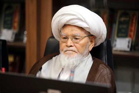 تصاویر/دیدار جمعی از میهمانان خارجی کنگره آیت الله میرزای نائینی با معاونین آموزش و تهزیب