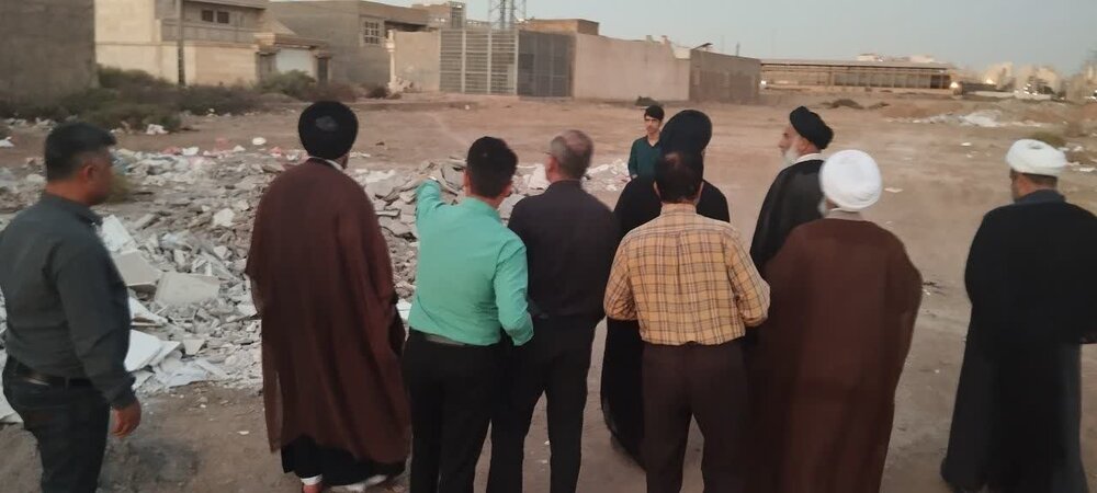 حضور امام جمعه اهواز در جمع مؤمنین کوی طلاب