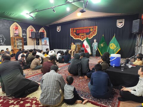 تصاویر/ مراسم هفتگی هیئت رزمندگان اسلام شهرستان میبد