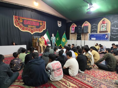 تصاویر/ مراسم هفتگی هیئت رزمندگان اسلام شهرستان میبد