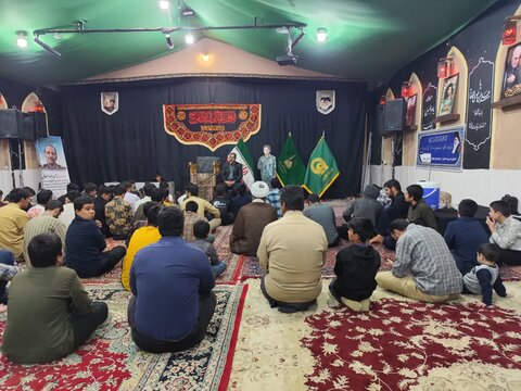 تصاویر/ مراسم هفتگی هیئت رزمندگان اسلام شهرستان میبد