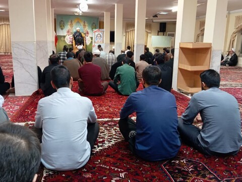 تصاویر/ هیئت هفتگی مدرسه علمیه ولیعصر(عج) تبریز