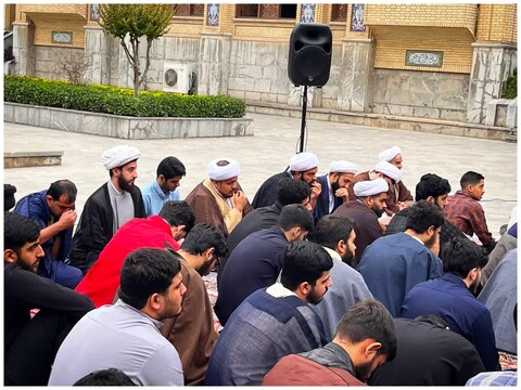 درس اخلاق آیت الله نورمفیدی در مدرسه علمیه امام خمینی(ره) گرگان با حضور اساتید و طلاب