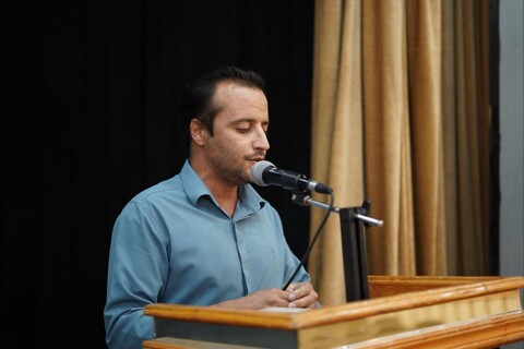 تصاویر/ مراسم تجلیل از برگزیدگان مسابقات قرآن، عترت و نماز در مراحل منطقه‌ای و استانی شهرستان خرم‌دره